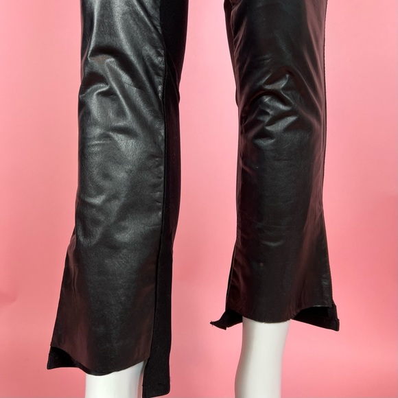 ❌SOLD-DEPOP❌ Onitsuka “Born To Win” Patch Leather Pants - Picture 6 of 8